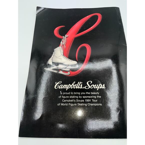 Campbell's Soups 1991 Tour Of World Figure Skating Champions Program Magazine - Picture 4 of 9